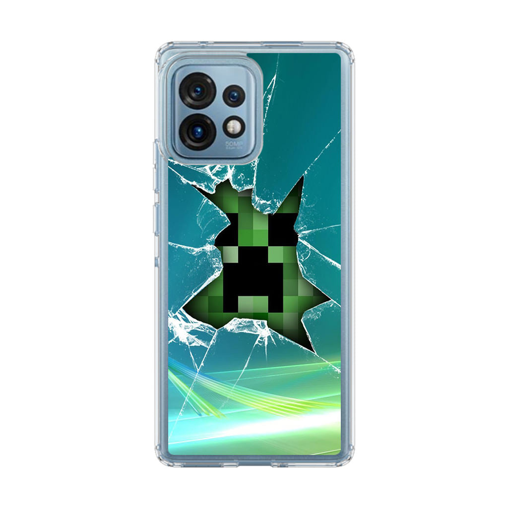 Creeper Glass Broken Green Motorola Edge Plus 2023 Case