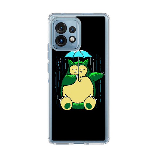 Cute Snorlax Umbrella Motorola Edge Plus 2023 Case