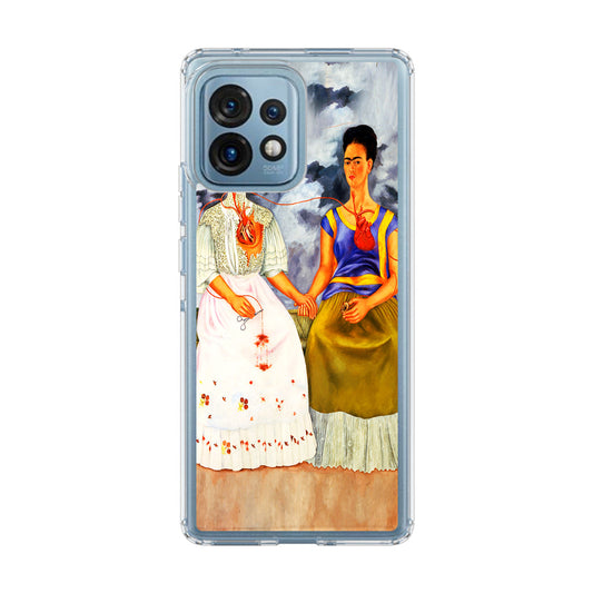 Frida Kahlo The Two Fridas Motorola Edge Plus 2023 Case