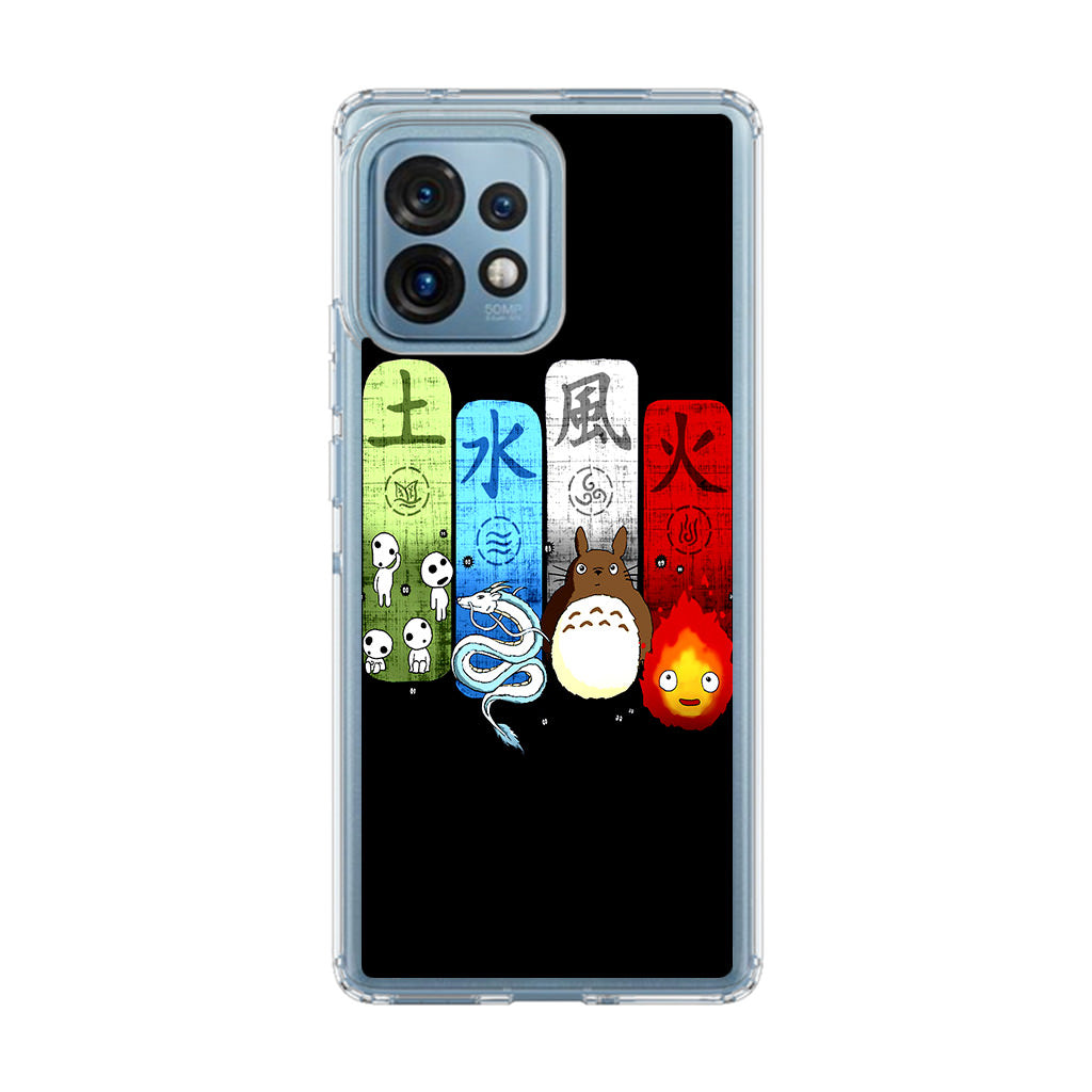 Ghibli Elemental Charms Motorola Edge Plus 2023 Case