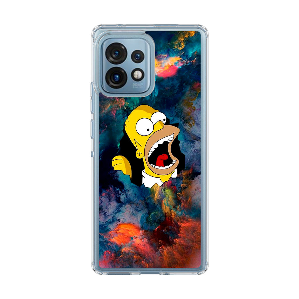 Homer Behind The Black Hole Motorola Edge Plus 2023 Case