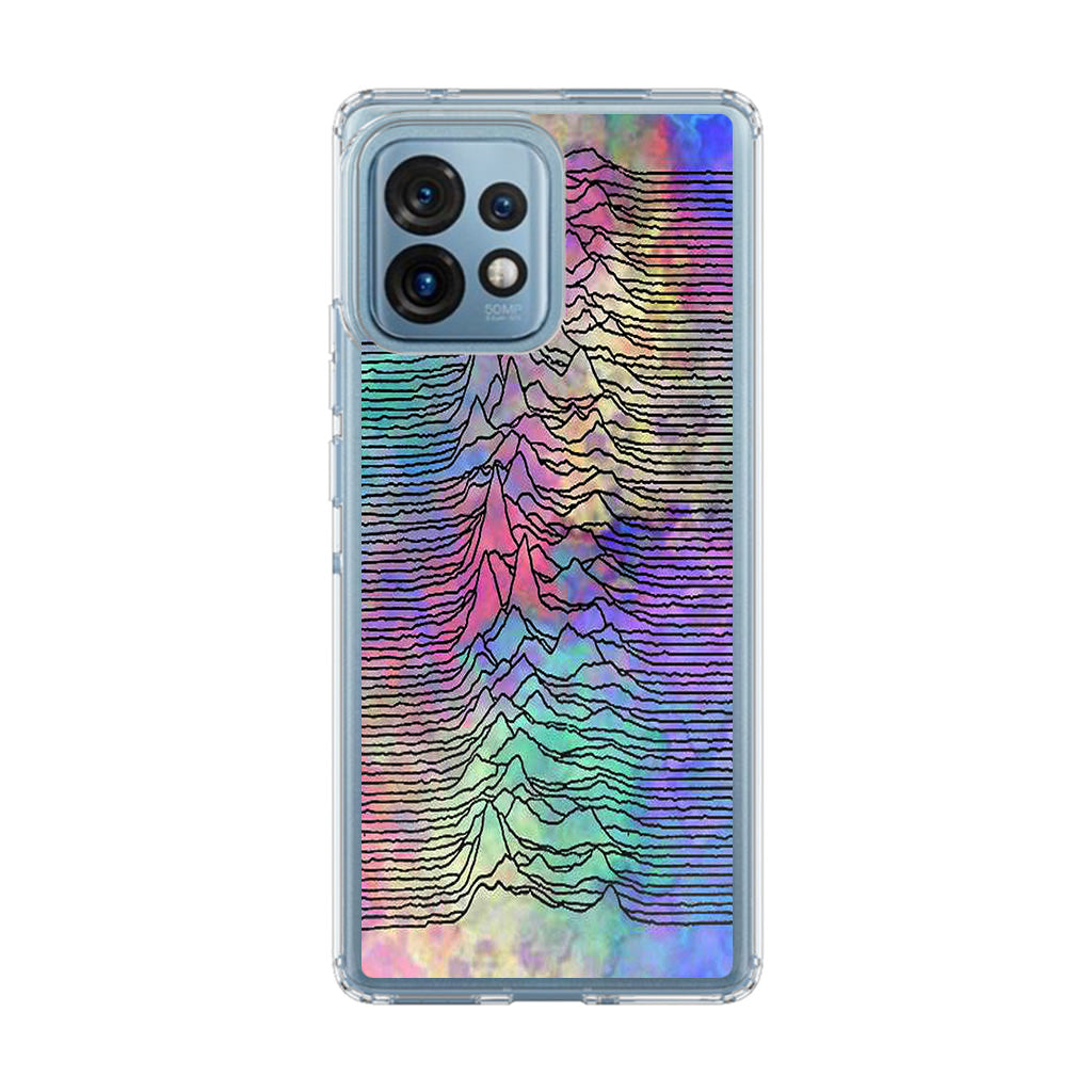 Joy Division Unknown Pleasures Colorful Motorola Edge Plus 2023 Case