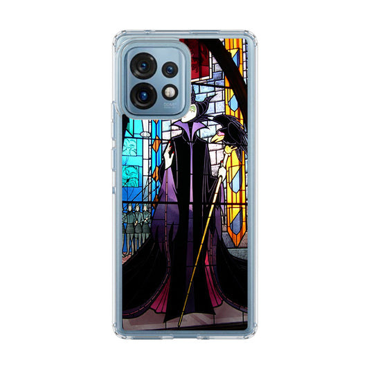 Maleficent Sleeping Beauty Glass Art Motorola Edge Plus 2023 Case