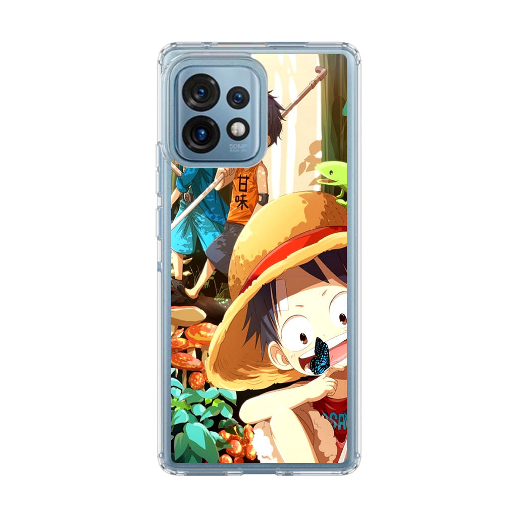 One Piece Little Sabo Ace Luffy Cute Motorola Edge Plus 2023 Case