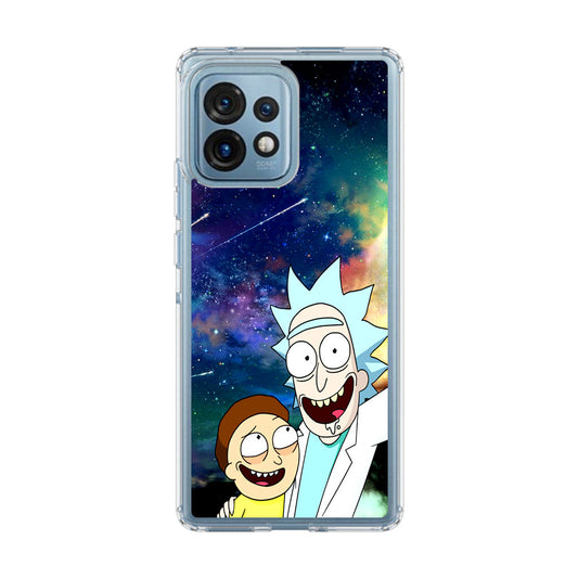 Rick And Morty In The Space Motorola Edge Plus 2023 Case