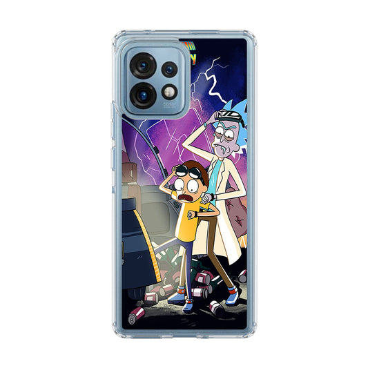 Rick And Morty Back To The Future Motorola Edge Plus 2023 Case