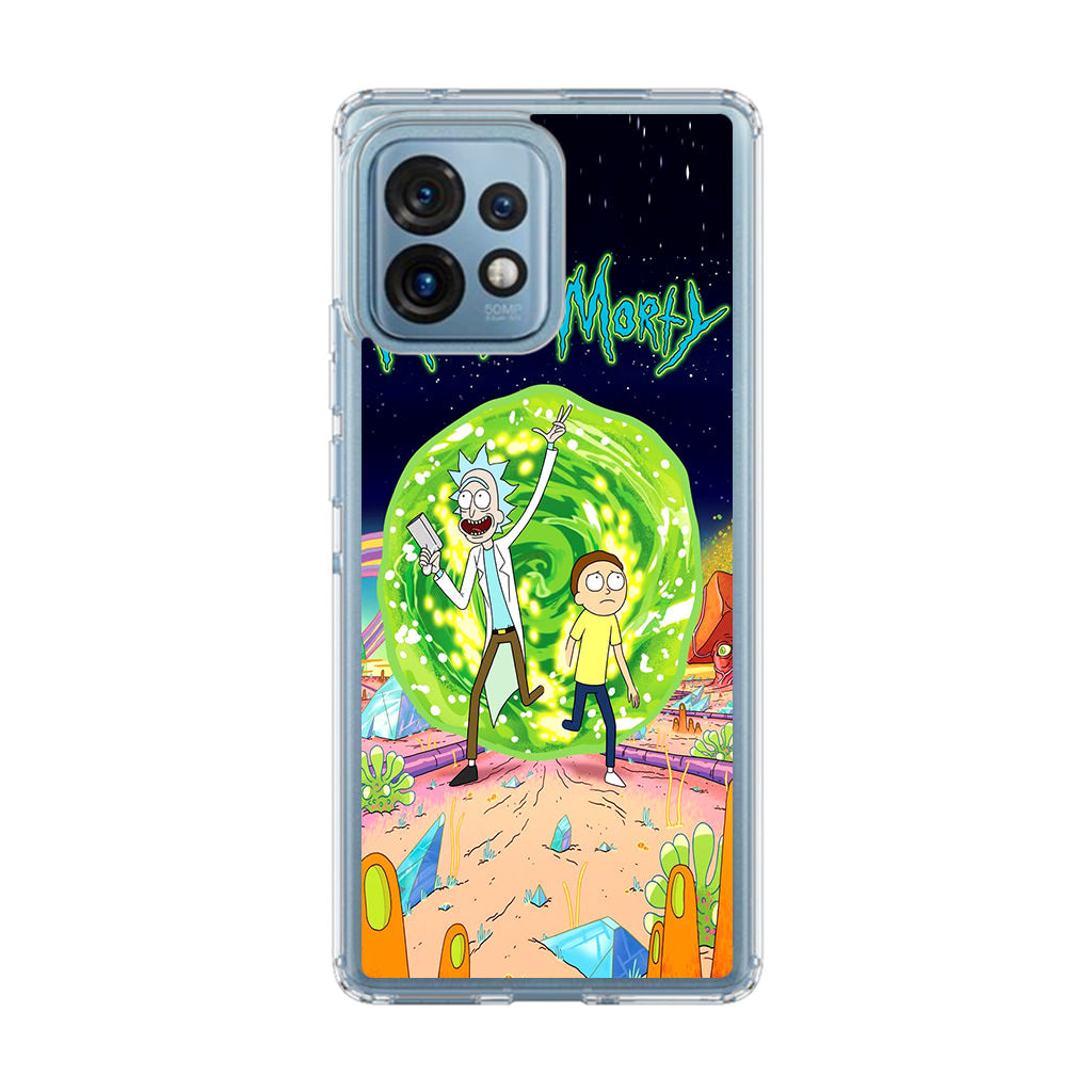 Rick And Morty Portal Gun Motorola Edge Plus 2023 Case