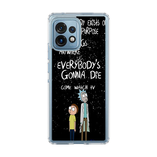 Rick And Morty Quotes Motorola Edge Plus 2023 Case