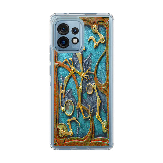 Steampunk Book Cover Motorola Edge Plus 2023 Case