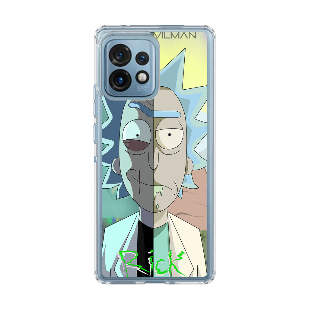 Super Evil Man Rick And Rick Motorola Edge Plus 2023 Case