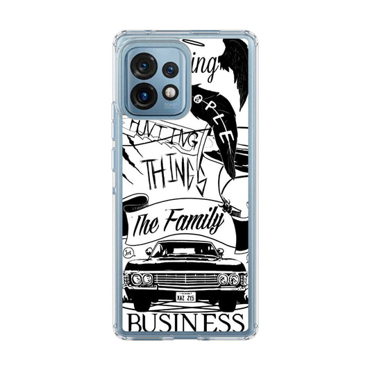 Supernatural Family Business Saving People Motorola Edge Plus 2023 Case