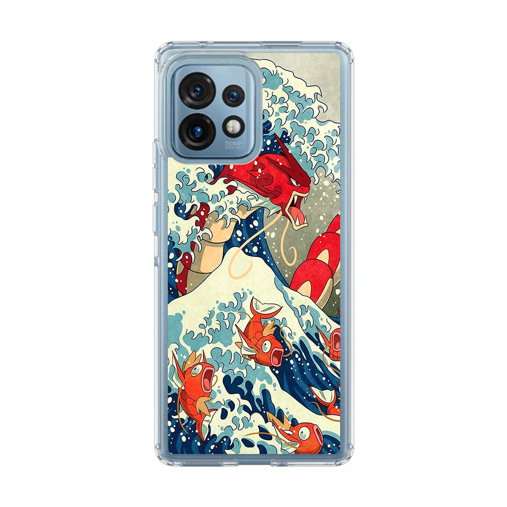 The Great Wave Of Gyarados Motorola Edge Plus 2023 Case