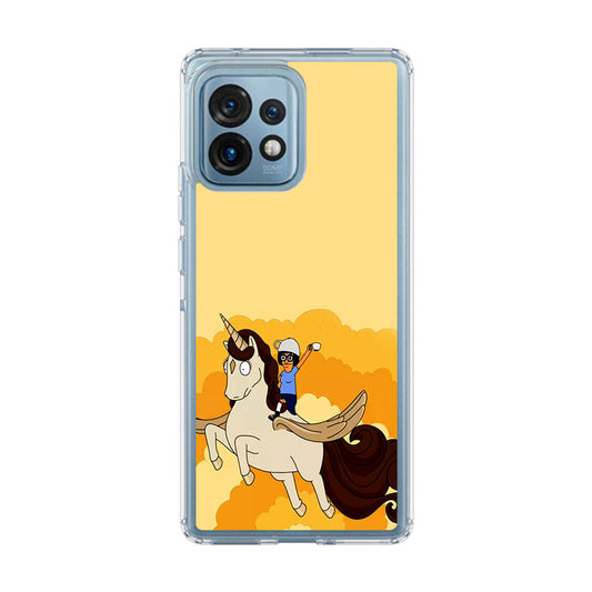 Tina Belcher And Unicorn Motorola Edge Plus 2023 Case