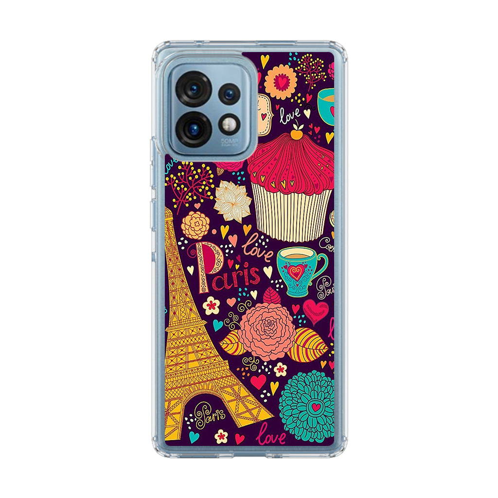 Vintage Love In Paris Motorola Edge Plus 2023 Case