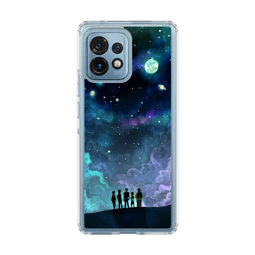 Voltron In Space Nebula Motorola Edge Plus 2023 Case