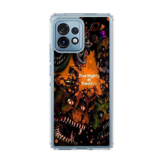 Five Nights at Freddy's Scary Motorola Edge Plus 2023 Case