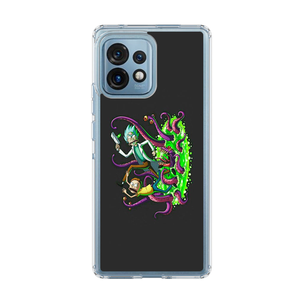 Rick And Morty Pass Through The Portal Motorola Edge Plus 2023 Case