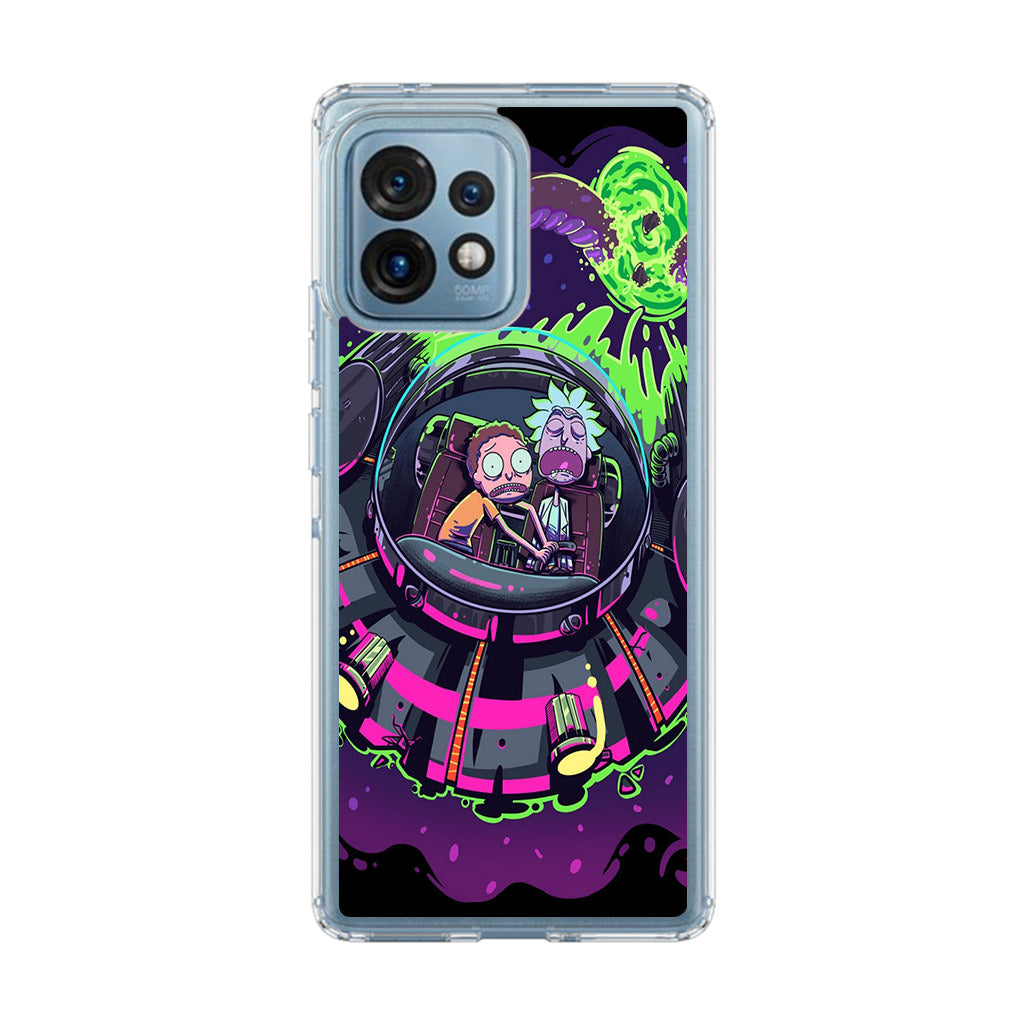 Rick And Morty Spaceship Motorola Edge Plus 2023 Case