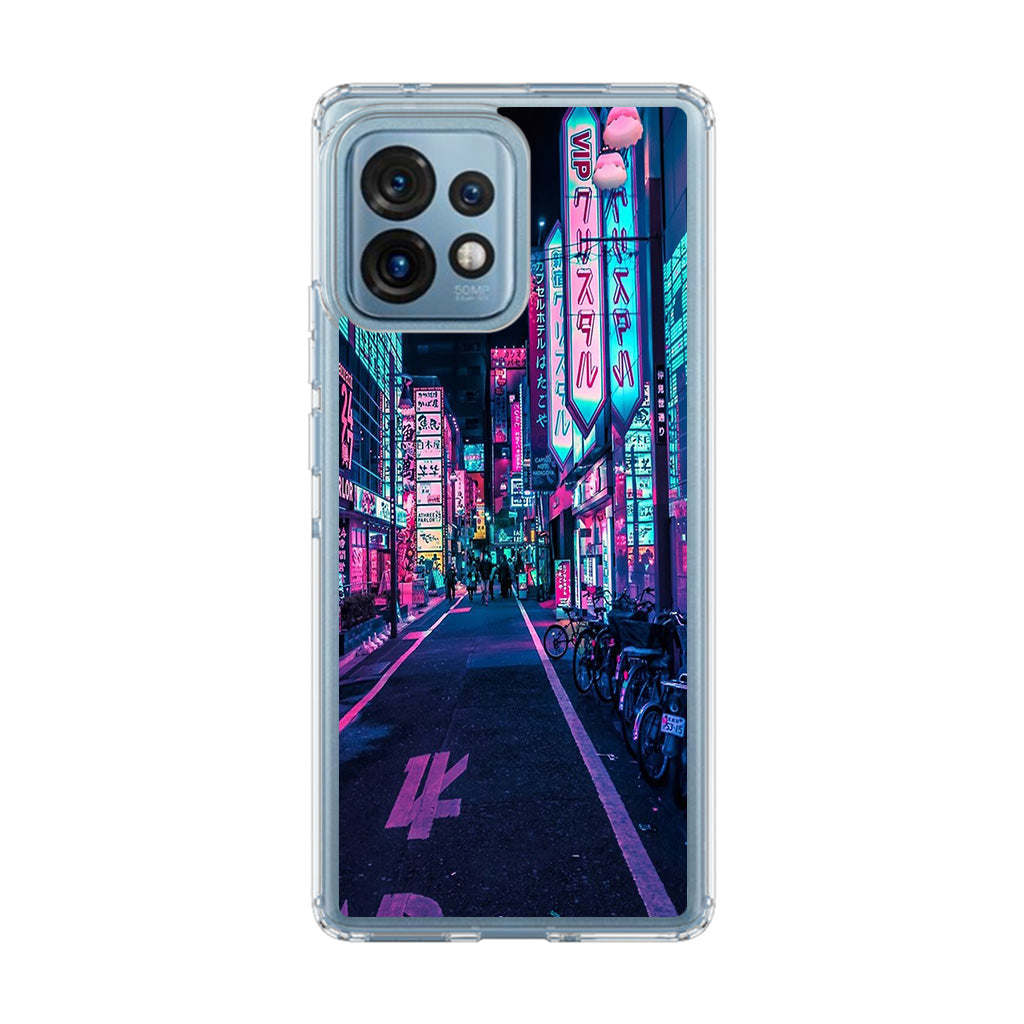 Tokyo Street Wonderful Neon Motorola Edge Plus 2023 Case