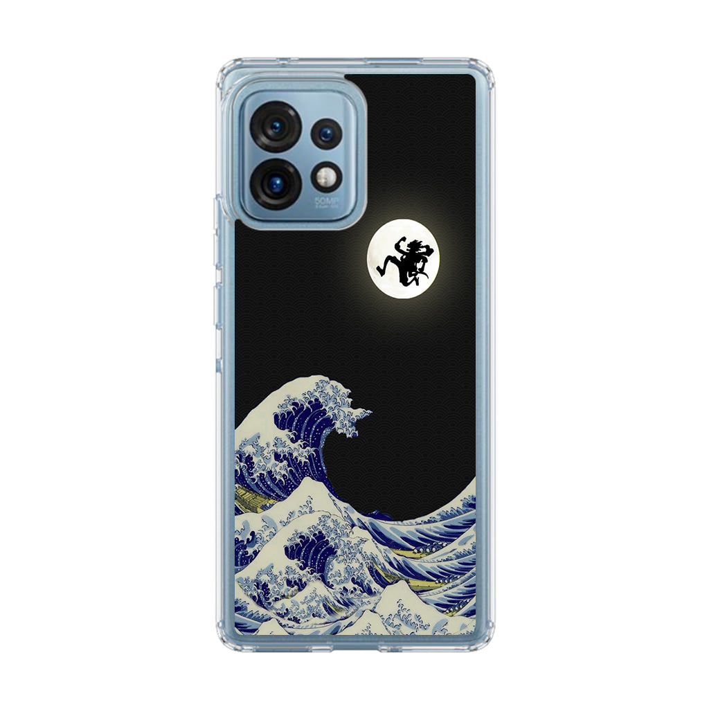 God Of Sun Nika With The Great Wave Off Motorola Edge Plus 2023 Case