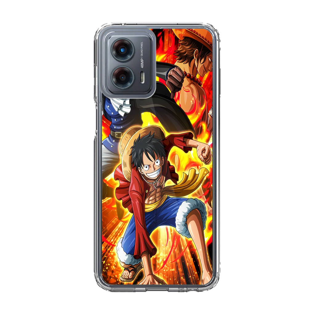 Ace Sabo Luffy Brotherhood Motorola Moto G 5G 2023 Case