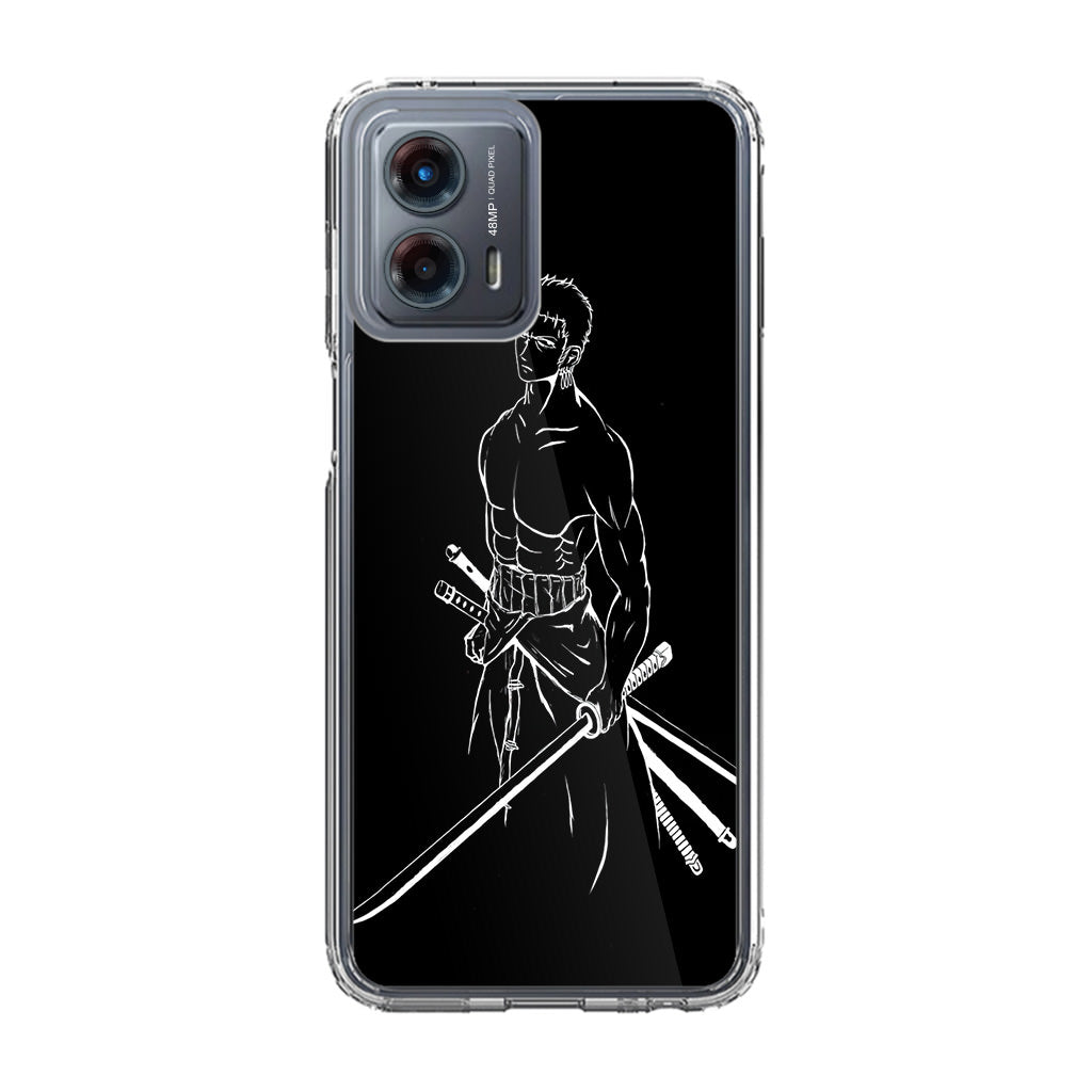 Roronoa Zoro Outlines Motorola Moto G 5G 2023 Case