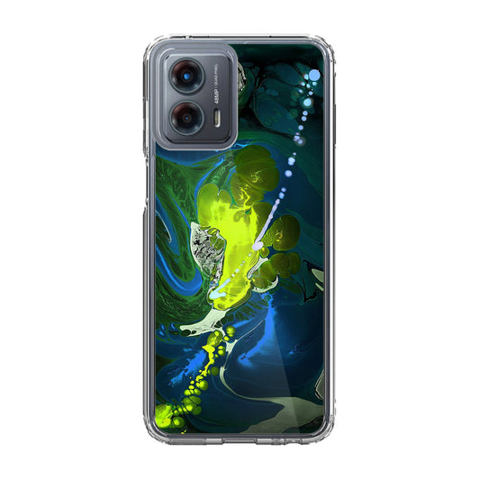 Abstract Green Blue Art Motorola Moto G 5G 2023 Case