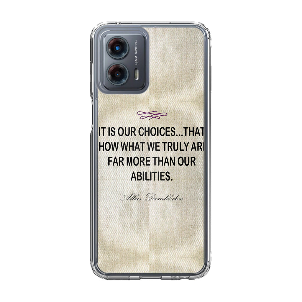 Albus Dumbledore Quote Motorola Moto G 5G 2023 Case