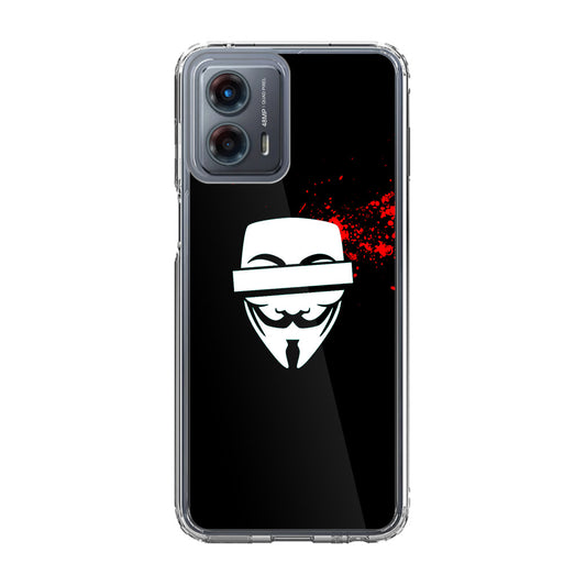 Anonymous Blood Splashes Motorola Moto G 5G 2023 Case