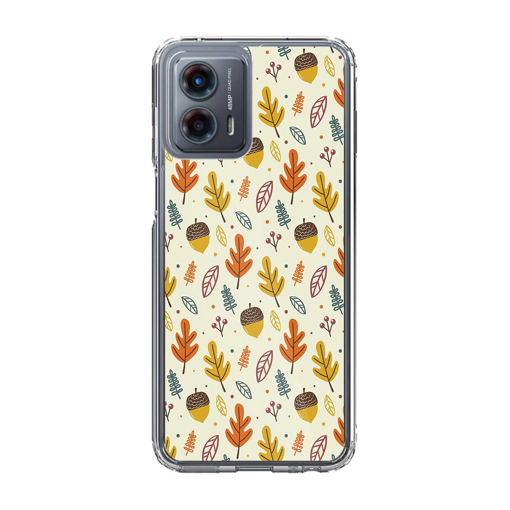 Autumn Things Pattern Motorola Moto G 5G 2023 Case