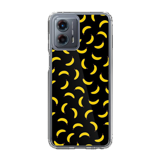 Bananas Fruit Pattern Black Motorola Moto G 5G 2023 Case