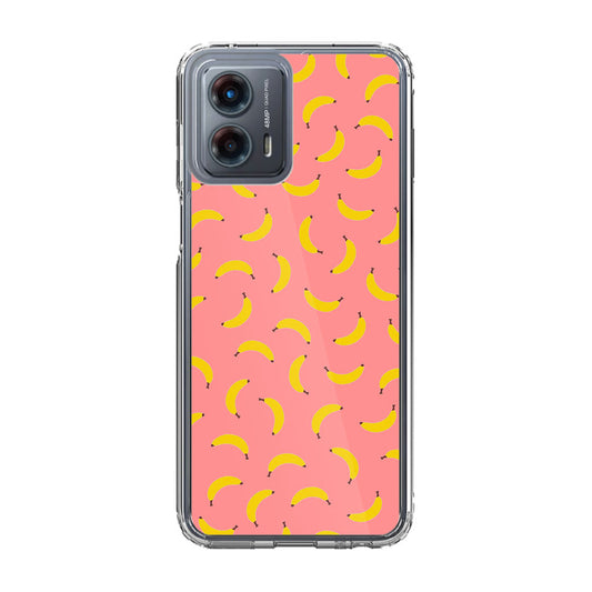 Bananas Fruit Pattern Pink Motorola Moto G 5G 2023 Case