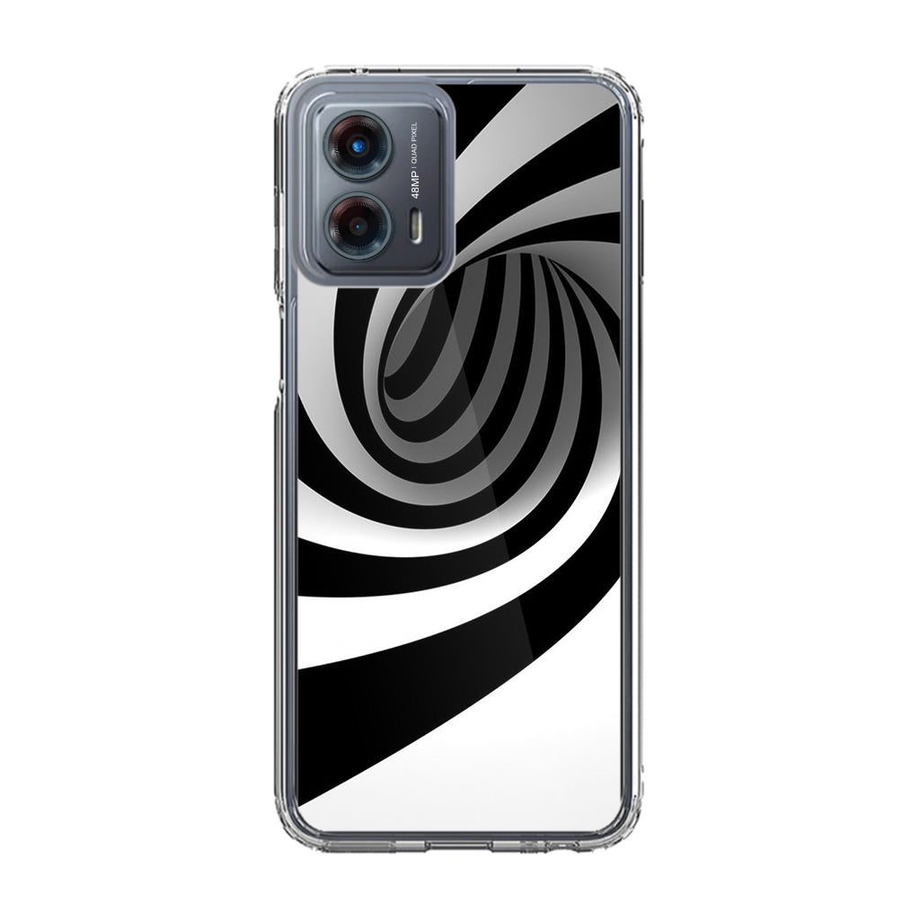 Black and White Twist Motorola Moto G 5G 2023 Case