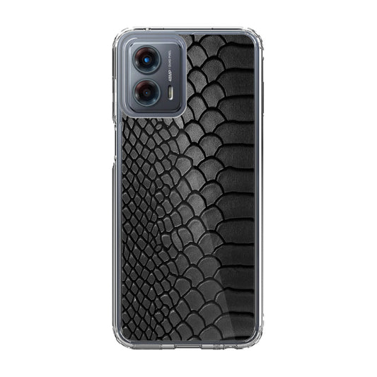 Black Snake Skin Texture Motorola Moto G 5G 2023 Case