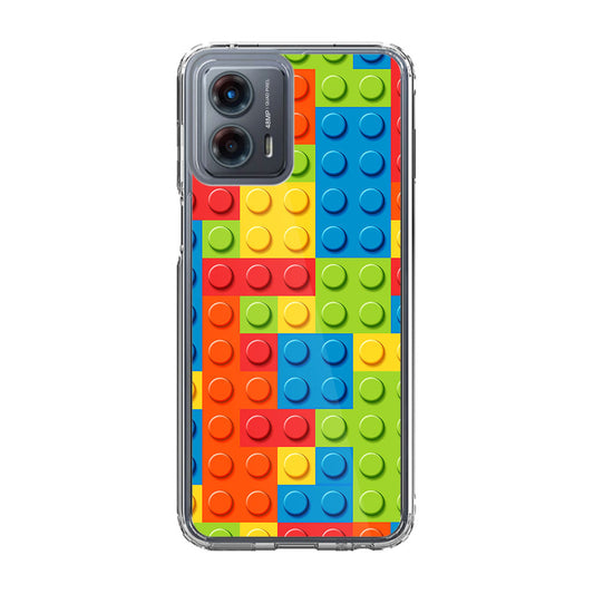 Blocks Rainbow Pattern Motorola Moto G 5G 2023 Case