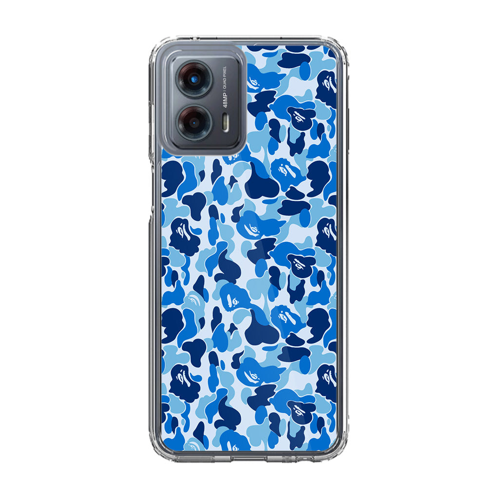 Blue Camo Motorola Moto G 5G 2023 Case