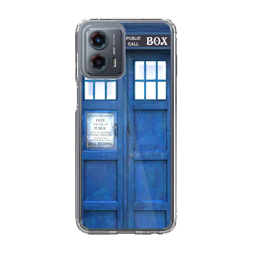 Blue Police Call Box Motorola Moto G 5G 2023 Case