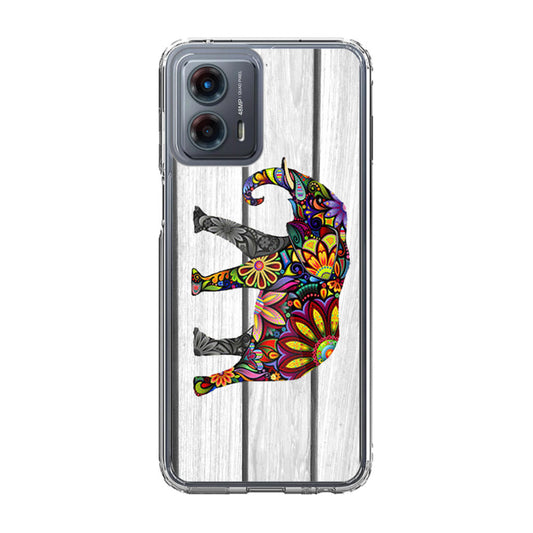 Colorful Elephant Flower Motorola Moto G 5G 2023 Case