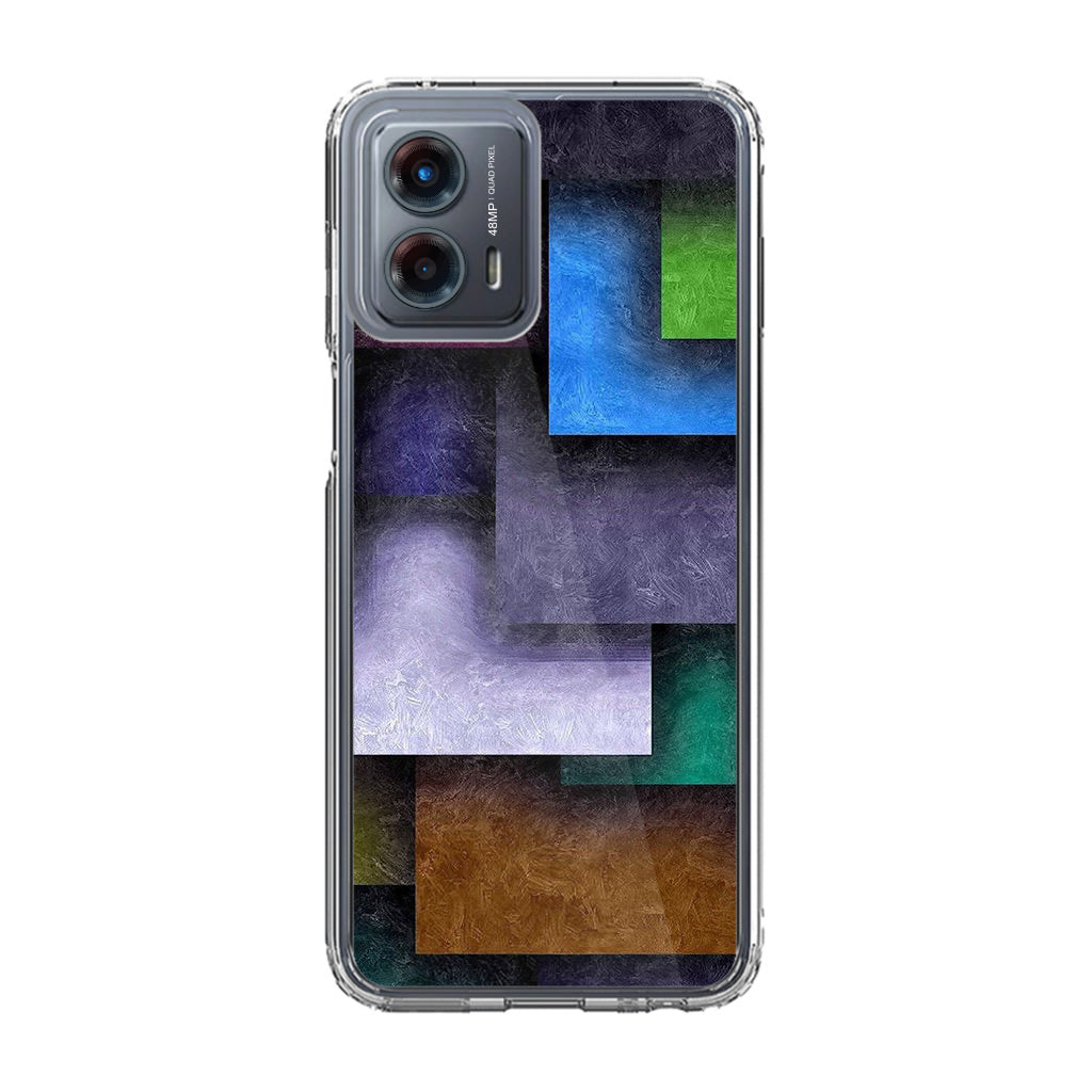 Colorful Rectangel Art Motorola Moto G 5G 2023 Case