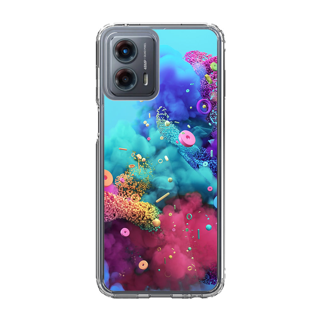 Colorful Smoke Boom Motorola Moto G 5G 2023 Case