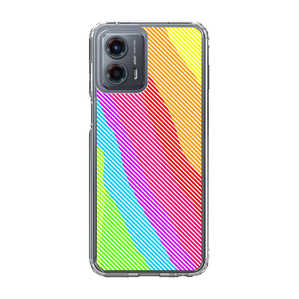 Colorful Stripes Motorola Moto G 5G 2023 Case