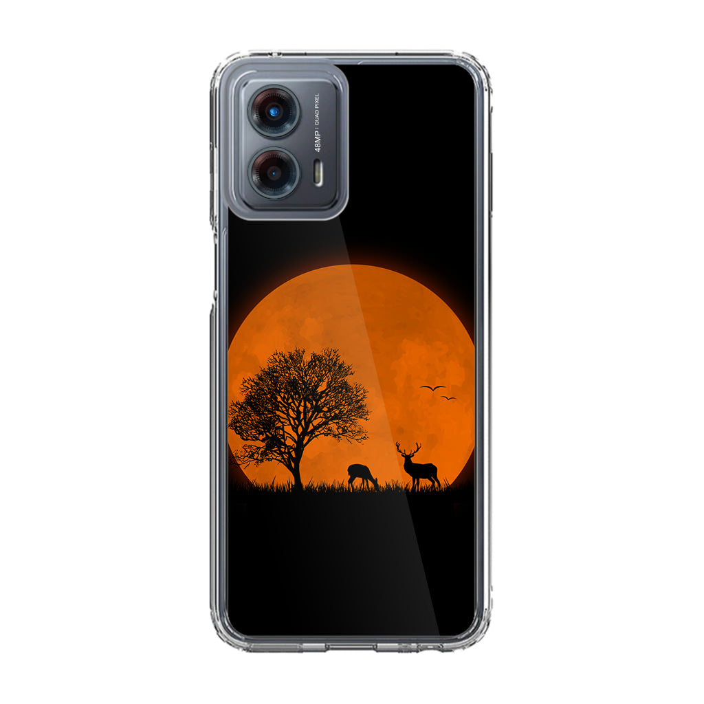 Deer Silhouette Motorola Moto G 5G 2023 Case