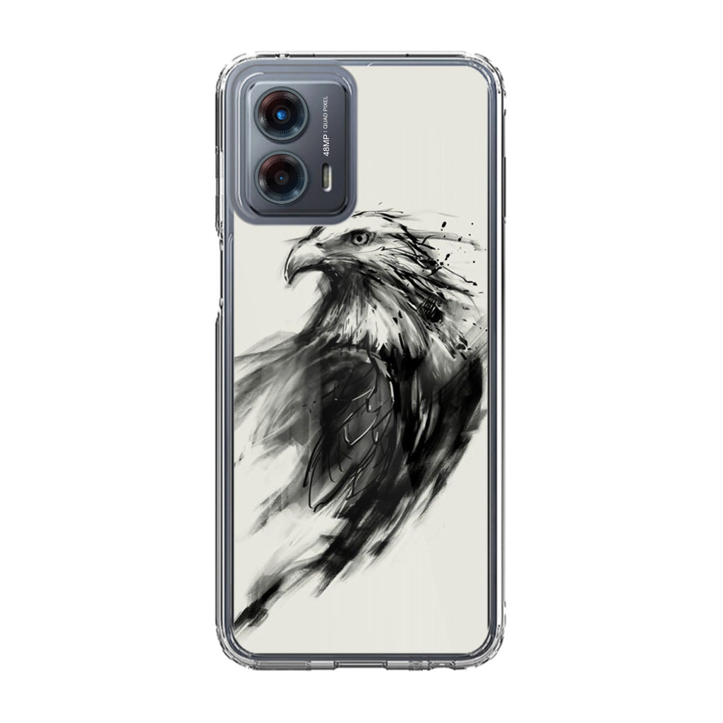 Eagle Art Black Ink Motorola Moto G 5G 2023 Case