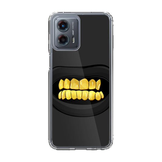 Gold Grillz Motorola Moto G 5G 2023 Case