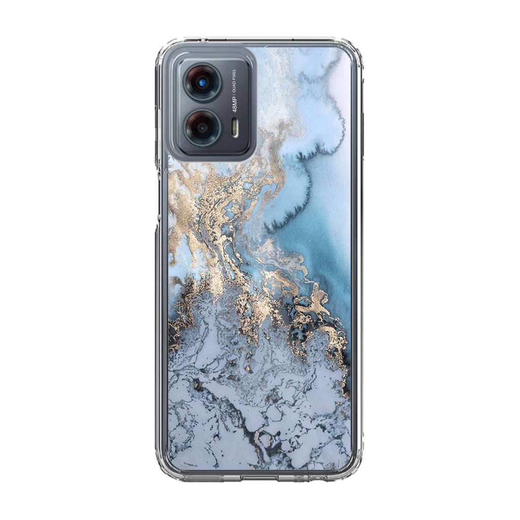 Golden Azure Marble Motorola Moto G 5G 2023 Case