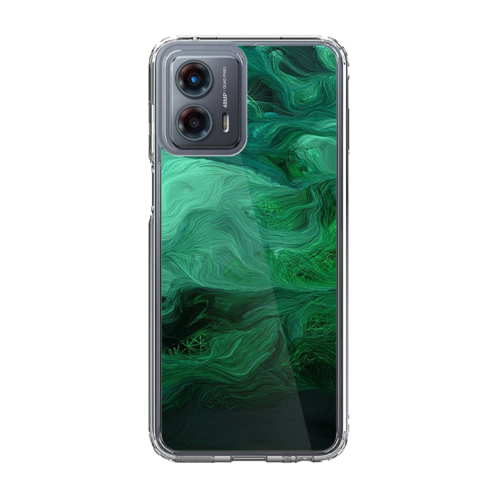 Green Abstract Art Motorola Moto G 5G 2023 Case