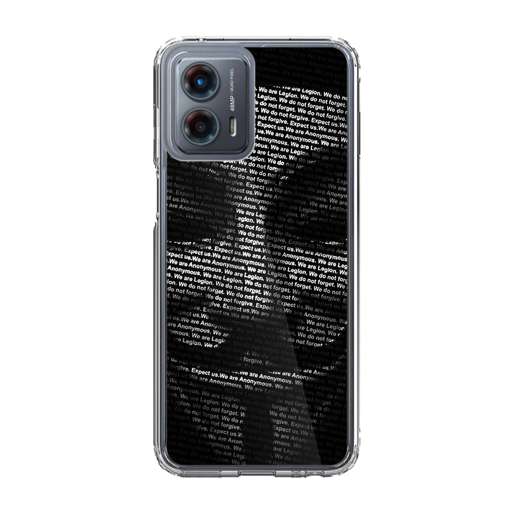 Guy Fawkes Mask Anonymous Motorola Moto G 5G 2023 Case