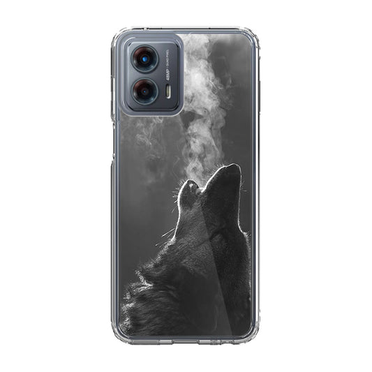 Howling Wolves Black and White Motorola Moto G 5G 2023 Case