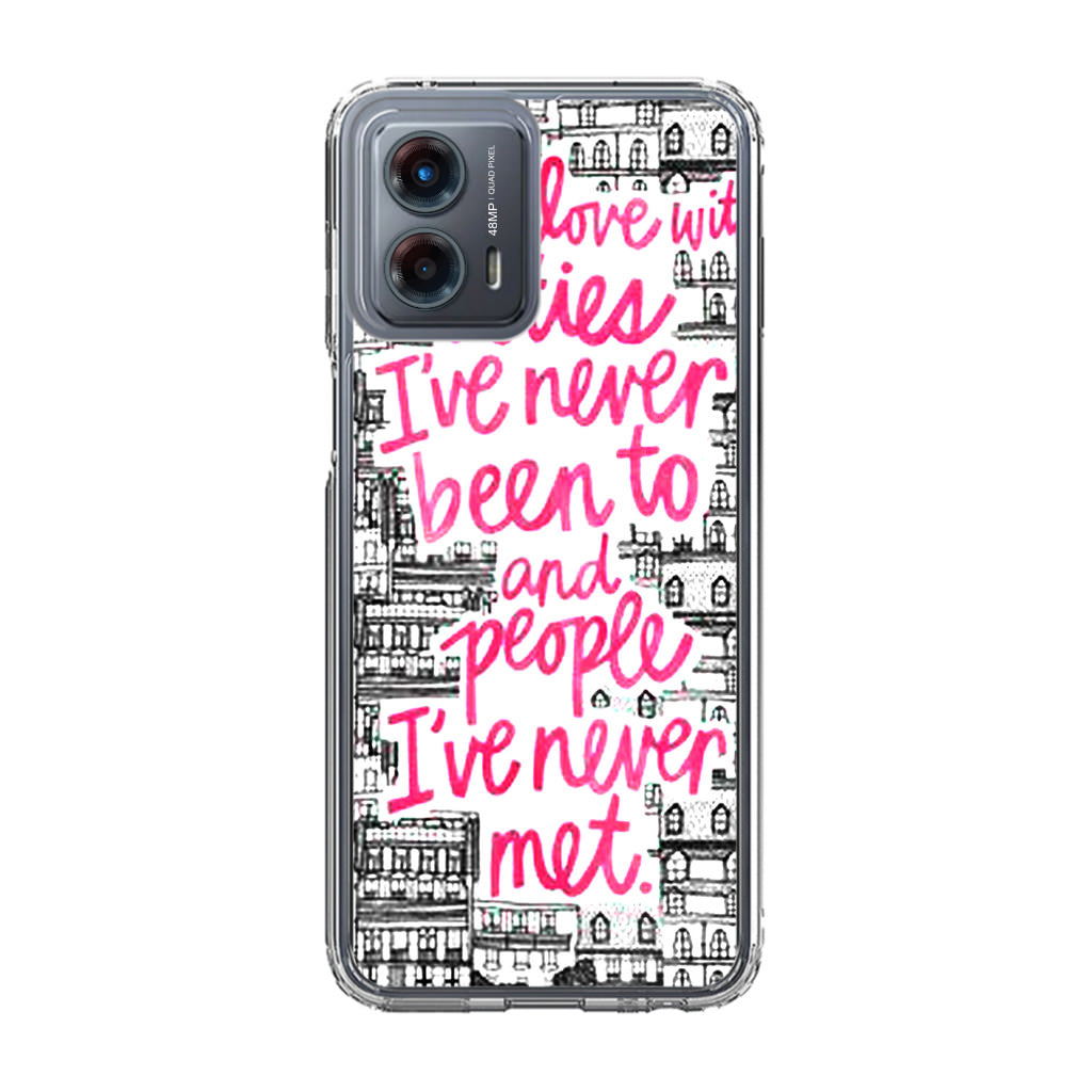 John Green Quotes I'm in Love With Cities Motorola Moto G 5G 2023 Case