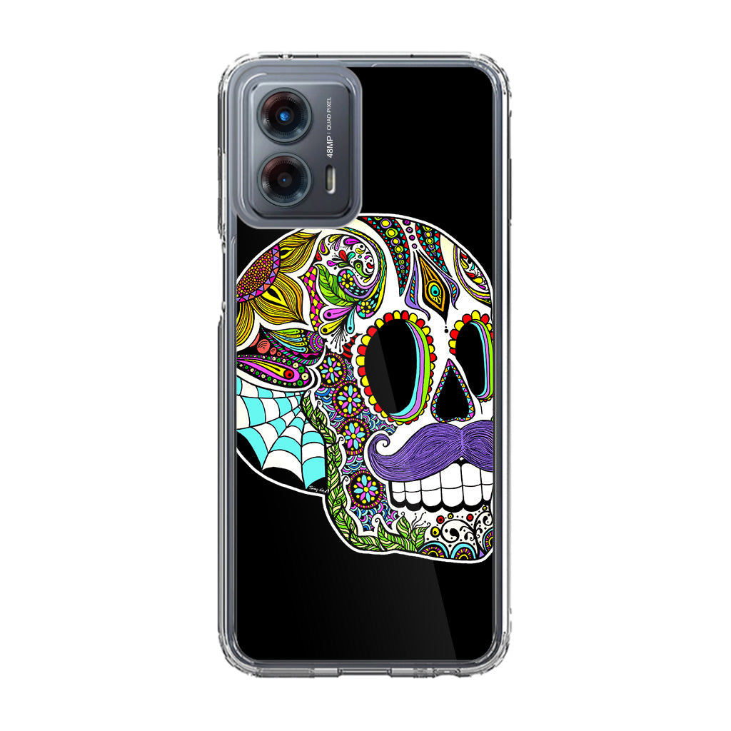 Mustache Sugar Skull Motorola Moto G 5G 2023 Case